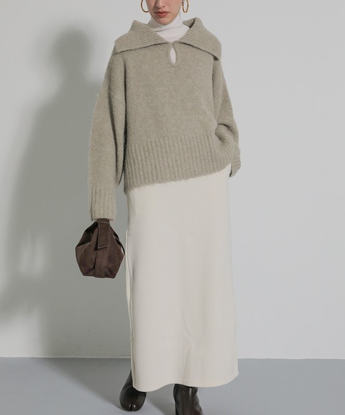 スウェード調 ハンド ショルダー マルチ ショルダーバッグ（ショルダーバッグ）｜en CAnAF（エンカナフ）