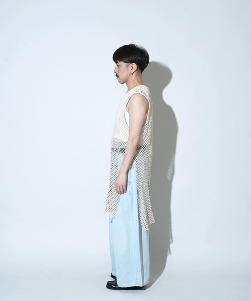 【未使用】ebure　ハイツイストスムースノースリーブカットソー　グレー38 2613685324.jpg?1752663754