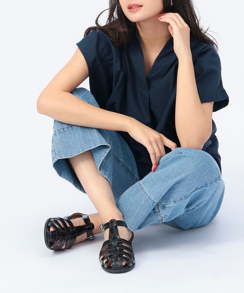 BEAMS HEART（ビームスハート）の「【4色展開】レザー調 グルカサンダル（22.5～24.5cm）（サンダル・レディース・ブラウン/シルバー/オフホワイト/ブラック・MEDIUM/SMALL/LARGE）」の5枚目の写真