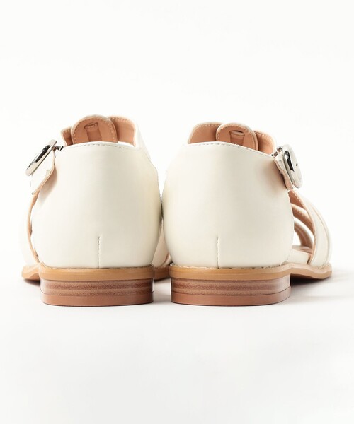 BEAMS HEART（ビームスハート）の「【4色展開】レザー調 グルカサンダル（22.5～24.5cm）（サンダル・レディース・ブラウン/シルバー/オフホワイト/ブラック・MEDIUM/SMALL/LARGE）」の18枚目の写真