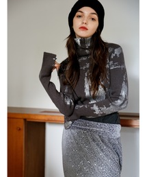Katrin TOKYO | foil rib turtle knit(ニット/セーター)