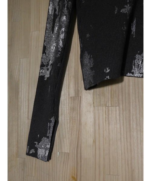 Katrin TOKYO（カトリーントーキョー）の「foil rib turtle knit（ニット/セーター・レディース・ピンク/チャコールグレー・FREE/XS）」の9枚目の写真