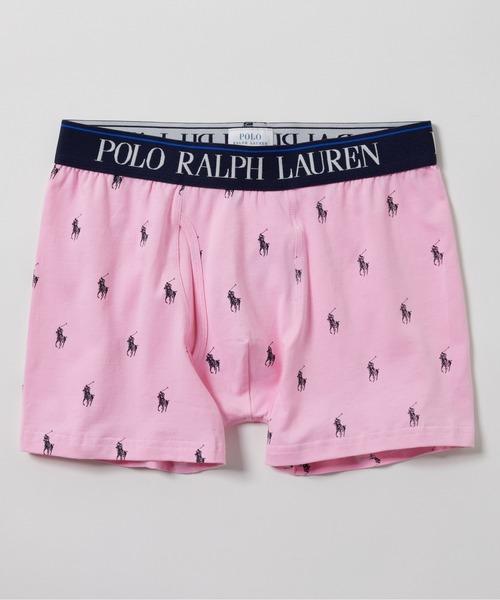 POLO RALPH LAUREN（ポロ ラルフ ローレン）の「【POLO RALPH LAUREN】ポロプレイヤープリンテッド ボクサーブリーフ（ボクサーパンツ・メンズ・ピンク/ネイビー/アーミー/オリーブ系1/ブラック・LARGE/MEDIUM）」の5枚目の写真