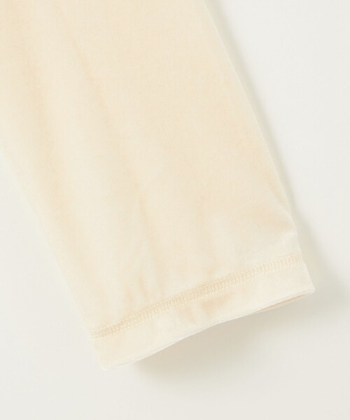 CITEN（シテン）の「＜CITEN＞ベロアコンパクトロンT（Tシャツ/カットソー・レディース・ライトブルー/オフホワイト/ブラック・FREE）」の18枚目の写真