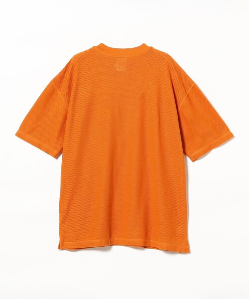 BEAMS PLUS(ビームスプラス)の「【別注】dip / Mesh Henley Neck T-shirt(Tシャツ/カットソー・メンズ・オリーブ/グレー/オレンジ・L/M/S/XL)」の12枚目の写真