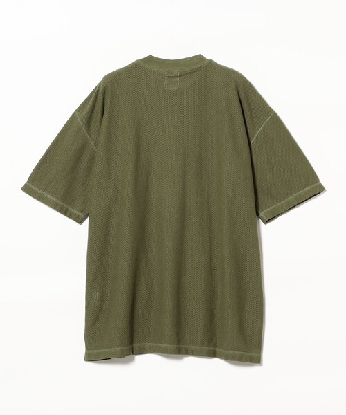 BEAMS PLUS(ビームスプラス)の「【別注】dip / Mesh Henley Neck T-shirt(Tシャツ/カットソー・メンズ・オリーブ/グレー/オレンジ・L/M/S/XL)」の16枚目の写真