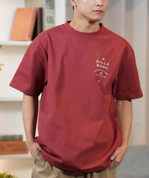 BILLABONG(ビラボン)の「BILLABONG/ビラボン 半袖Tシャツ バックプリント ストレッチ BF011-217(Tシャツ/カットソー・メンズ・クリーム/レッド/ホワイト/スミクロ・L/XL/M)」の1枚目の写真