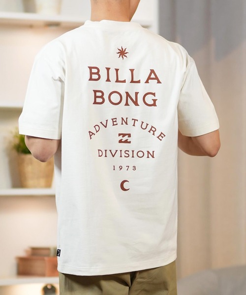 BILLABONG(ビラボン)の「BILLABONG/ビラボン 半袖Tシャツ バックプリント ストレッチ BF011-217(Tシャツ/カットソー・メンズ・クリーム/レッド/ホワイト/スミクロ・L/XL/M)」の4枚目の写真