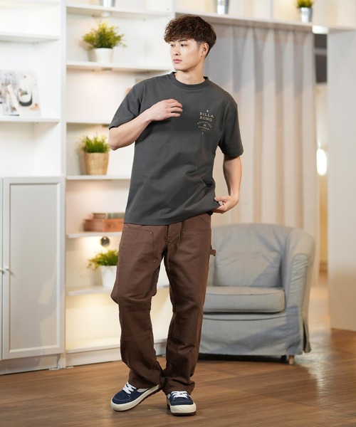 BILLABONG(ビラボン)の「BILLABONG/ビラボン 半袖Tシャツ バックプリント ストレッチ BF011-217(Tシャツ/カットソー・メンズ・クリーム/レッド/ホワイト/スミクロ・L/XL/M)」の15枚目の写真