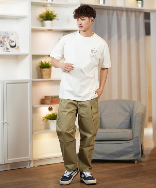 BILLABONG(ビラボン)の「BILLABONG/ビラボン 半袖Tシャツ バックプリント ストレッチ BF011-217(Tシャツ/カットソー・メンズ・クリーム/レッド/ホワイト/スミクロ・L/XL/M)」の21枚目の写真