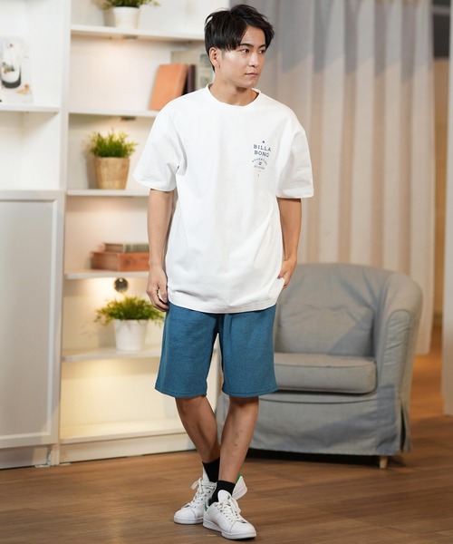 BILLABONG(ビラボン)の「BILLABONG/ビラボン 半袖Tシャツ バックプリント ストレッチ BF011-217(Tシャツ/カットソー・メンズ・クリーム/レッド/ホワイト/スミクロ・L/XL/M)」の9枚目の写真