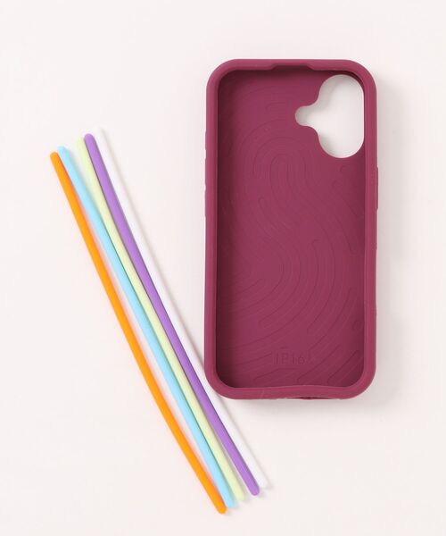 macaroni edge(マカロニエッジ)の「〈macaroni edge/マカロニエッジ〉iPhoneケース ラインアート ドットシリコンケース (iphone13/14/15/16/16pro)(スマホケース/カバー・レディース・ネイビー/バーガンディー・iPhone 13/iPhone 14/iPhone 15/iPhone 16/iPhone 16 Pro)」の20枚目の写真