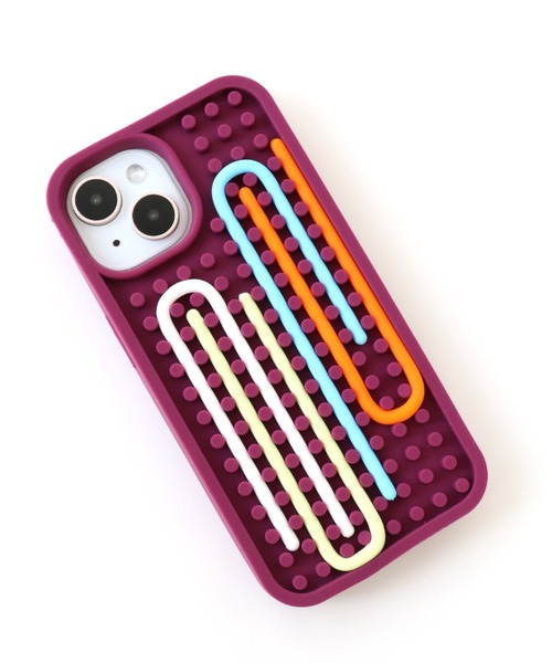 macaroni edge(マカロニエッジ)の「〈macaroni edge/マカロニエッジ〉iPhoneケース ラインアート ドットシリコンケース (iphone13/14/15/16/16pro)(スマホケース/カバー・レディース・ネイビー/バーガンディー・iPhone 13/iPhone 14/iPhone 15/iPhone 16/iPhone 16 Pro)」の14枚目の写真