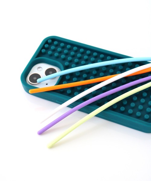 macaroni edge(マカロニエッジ)の「〈macaroni edge/マカロニエッジ〉iPhoneケース ラインアート ドットシリコンケース (iphone13/14/15/16/16pro)(スマホケース/カバー・レディース・ネイビー/バーガンディー・iPhone 13/iPhone 14/iPhone 15/iPhone 16/iPhone 16 Pro)」の16枚目の写真