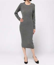 Whim Gazette | 2×2リブ9Gクルーワンピース(ワンピース)