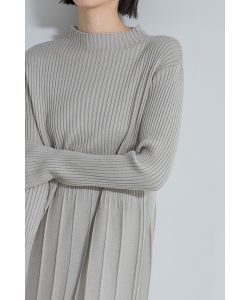 ウエスト切替ニットワンピース（ワンピース）｜&. NOSTALGIA（アンドドットノスタルジア）