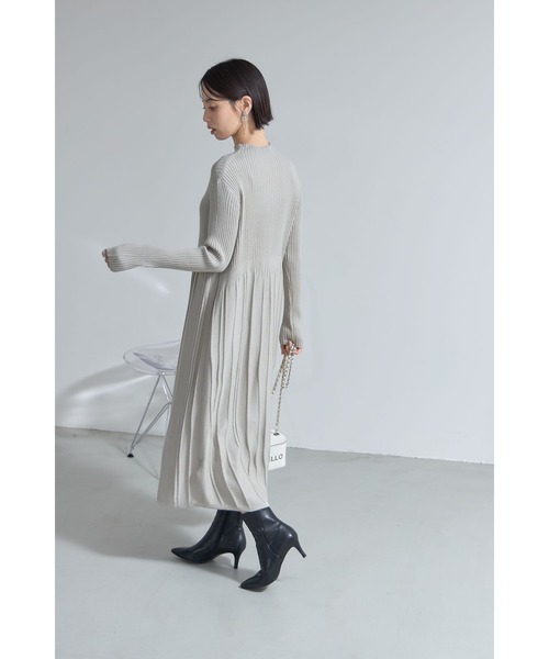 ウエスト切替ニットワンピース（ワンピース）｜&. NOSTALGIA（アンドドットノスタルジア）