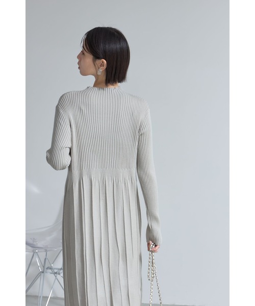 ウエスト切替ニットワンピース（ワンピース）｜&. NOSTALGIA（アンドドットノスタルジア）