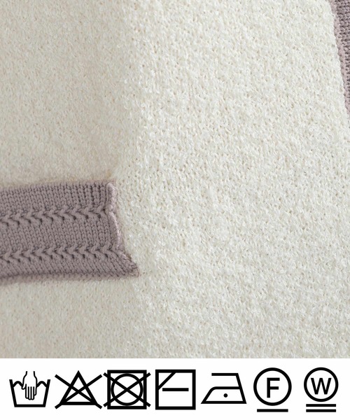 PICCIN(ピッチン)の「【WEB限定】ジャケット風バイカラーカーディガン(カーディガン/ボレロ・レディース・ブラック/オフホワイト・M/L)」の3枚目の写真