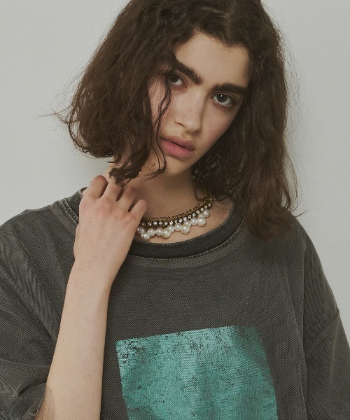 LA BELLE ETUDE（ラベルエチュード）の「Vintage調ビジュ×パールチェーンネックレス（ネックレス・レディース・その他・FREE）」の6枚目の写真