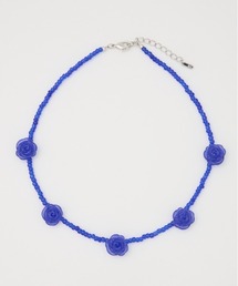 SLY | ROSE BEADS N/C ローズ ビーズ ネックレス(ネックレス)