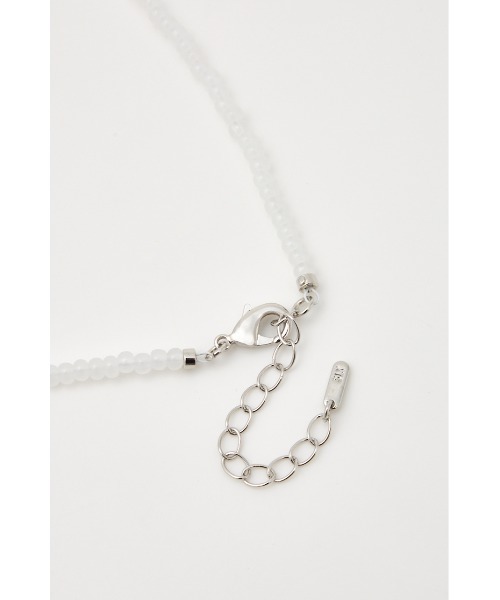 SLY（スライ）の「ROSE BEADS N/C ローズ ビーズ ネックレス（ネックレス・レディース・ブラック/ブルー/ホワイト・FREE）」の7枚目の写真