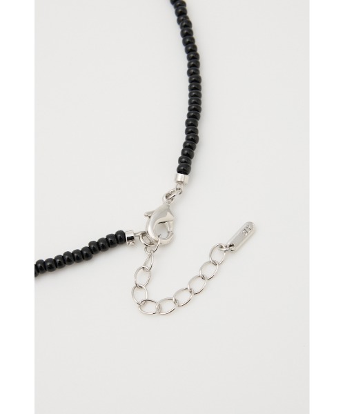 SLY（スライ）の「ROSE BEADS N/C ローズ ビーズ ネックレス（ネックレス・レディース・ブラック/ブルー/ホワイト・FREE）」の12枚目の写真