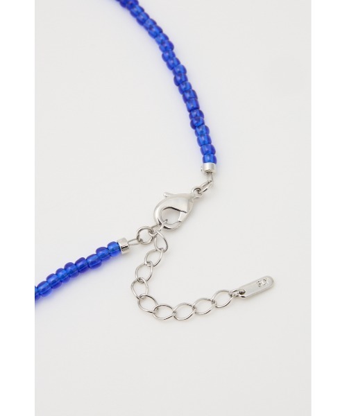 SLY（スライ）の「ROSE BEADS N/C ローズ ビーズ ネックレス（ネックレス・レディース・ブラック/ブルー/ホワイト・FREE）」の17枚目の写真