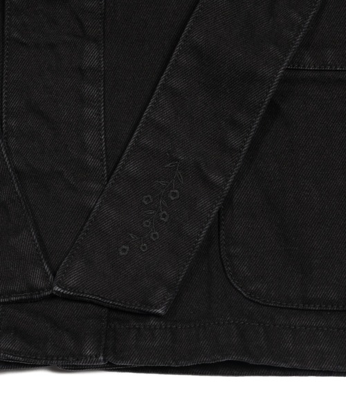 OPULENCE(オーピュレンス)の「Wrap Denim Town Jacket(デニムジャケット・レディース・ブラック/インディゴブルー・FREE)」の13枚目の写真
