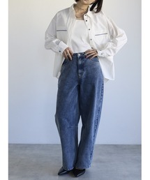 SOTT | Curved Denim Pants　カーヴィーデニムパンツ(デニムパンツ)