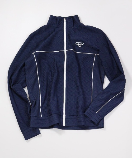 【メンズ】UVパイピングブルゾン