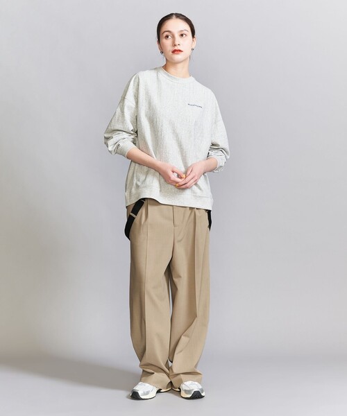 BEAUTY&YOUTH UNITED ARROWS(ビューティーアンドユースユナイテッドアローズ)の「サスペンダー ストレートパンツ -2WAY-(スラックス・レディース・ダークグレー/ベージュ・S/M)」の7枚目の写真