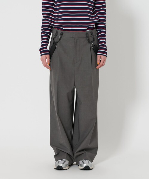 BEAUTY&YOUTH UNITED ARROWS(ビューティーアンドユースユナイテッドアローズ)の「サスペンダー ストレートパンツ -2WAY-(スラックス・レディース・ダークグレー/ベージュ・S/M)」の10枚目の写真