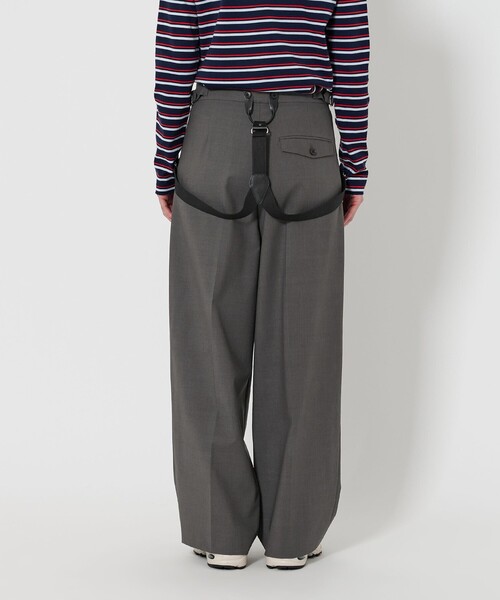 BEAUTY&YOUTH UNITED ARROWS(ビューティーアンドユースユナイテッドアローズ)の「サスペンダー ストレートパンツ -2WAY-(スラックス・レディース・ダークグレー/ベージュ・S/M)」の12枚目の写真