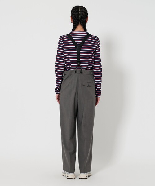 BEAUTY&YOUTH UNITED ARROWS(ビューティーアンドユースユナイテッドアローズ)の「サスペンダー ストレートパンツ -2WAY-(スラックス・レディース・ダークグレー/ベージュ・S/M)」の14枚目の写真