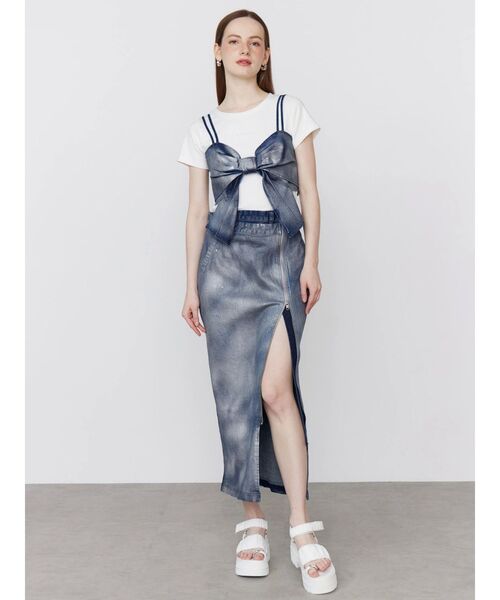 スカート YOUTHBATH ZIPPER DENIM SKIRT 4FK298 YOUTHBATH ZIPPER DENIM SKIRT 4FK298 スカート