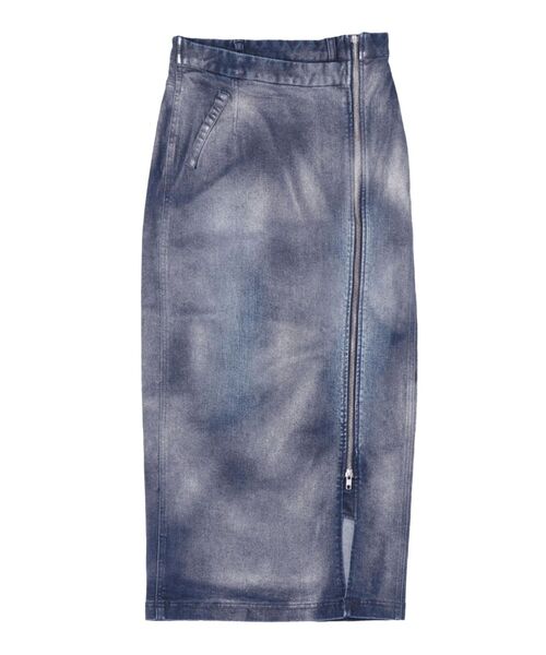 CALNAMUR（カルナムール）の「GLITTER DENIM ZIP TIGHT SKIRT/グリッターデニムジップタイトスカート（スカート・レディース・ライトブルー/インディゴブルー・SMALL/MEDIUM）」の22枚目の写真
