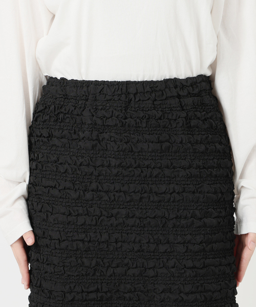 JOURNAL STANDARD relume（ジャーナルスタンダード　レリューム）の「《追加》シャーリングジャガードスカート（スカート・レディース・ブラック・FREE）」の17枚目の写真