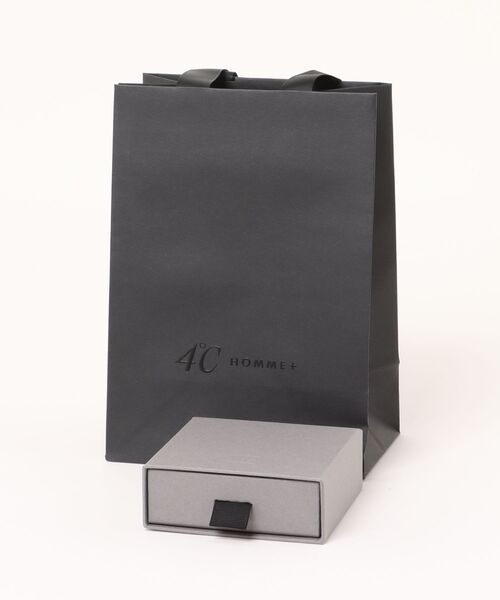 4℃ HOMME+(ヨンドシーオムプラス)の「シルバー フープ ピアス(ピアス(両耳用)・メンズ・イエローゴールド・FREE)」の10枚目の写真