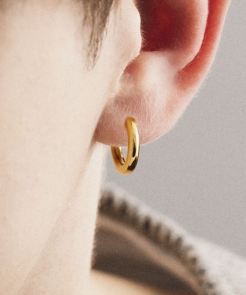 シルバー フープ ピアス（ピアス（両耳用））｜4℃ HOMME+（ヨンドシー