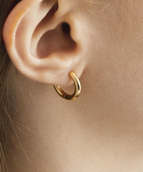 シルバー フープ ピアス（ピアス（両耳用））｜4℃ HOMME+（ヨンドシー