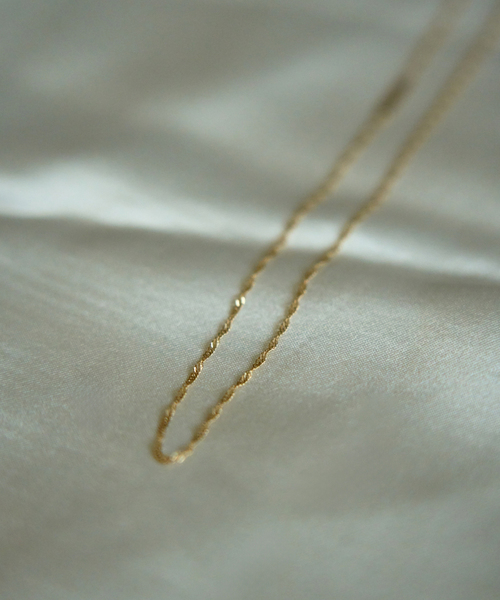 EDIT. FOR LULU（エディットフォールル）の「10k toujour necklace（ネックレス・レディース・ゴールド・FREE）」の4枚目の写真