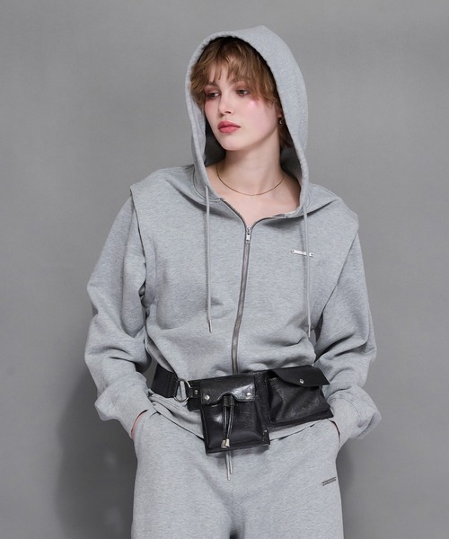 ACLENT セットアップ　グレー ACLENT セットアップグレー