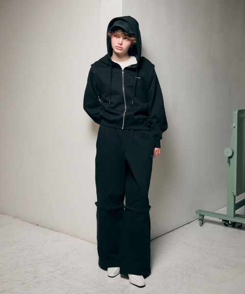 レディース 【完全完売品】aclent スウェットセットアップ グレー 