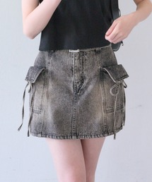 OLIVE des OLIVE | ベルト付きカーゴミニスカート(スカート)
