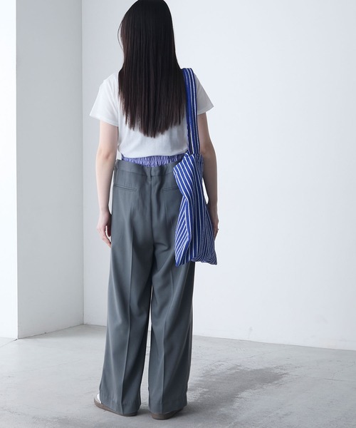MILLER(ミラー)の「【forksy.】【Robert P. Miller】ロバート ピー ミラー シアー コンパクト クルーネックTシャツ(Tシャツ/カットソー・レディース・シャーベット/オフホワイト/ライトグリーン/ブラック・FREE)」の11枚目の写真