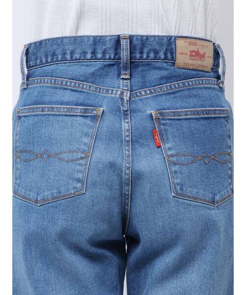 Ungrid（アングリッド）の「ハイウエストストレッチフレアデニム（デニムパンツ・レディース・ブルー・24inch/25inch/26inch）」の6枚目の写真