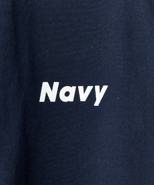 FUNG（ファング）の「[FUNG/ファング] MAYBE カットオフプリントTシャツ（Tシャツ/カットソー・レディース・ネイビー・M）」の16枚目の写真