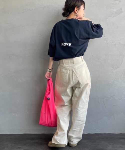 FUNG（ファング）の「[FUNG/ファング] MAYBE カットオフプリントTシャツ（Tシャツ/カットソー・レディース・ネイビー・M）」の21枚目の写真