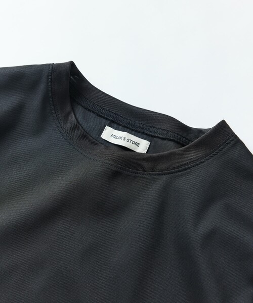FREAK'S STORE（フリークスストア）の「限定展開 AiRide/エアライド パッカブル セットアップ / クルーネックプルオーバー / ショーツ（Tシャツ/カットソー・メンズ・ブラック/ネイビー/チャコールグレー/グレイッシュベージュ・LARGE/MEDIUM/SMALL）」の7枚目の写真